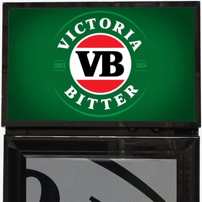 Victoria Bitter Branded Skinny Upright Bar Fridge 2 Yrs Parts/Labour