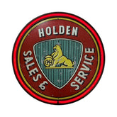 LARGE Holden Sales Service Lion Bar Garage Wall Light Sign RED Neon