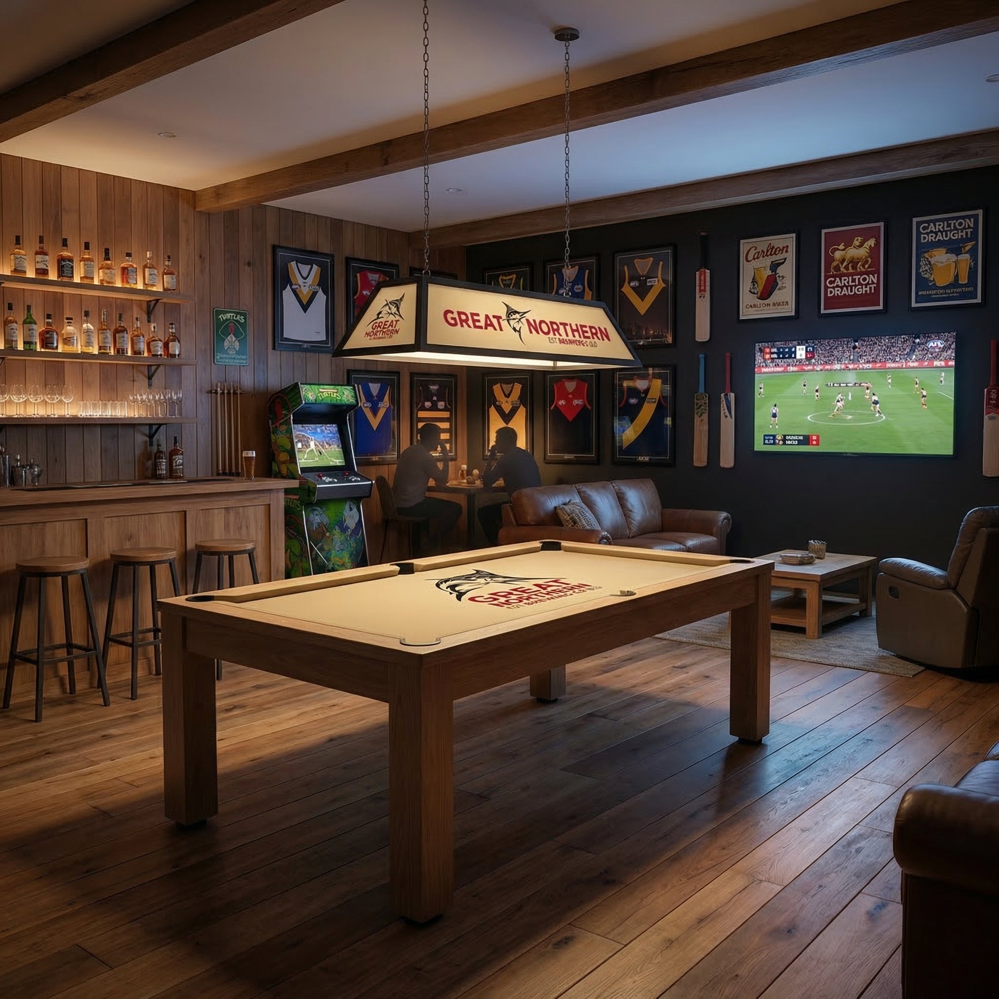 7ft pool table Great Northern branded Australia