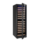 1800mm Height Upright Low-E Glass Door Dual Zone Wine Fridge