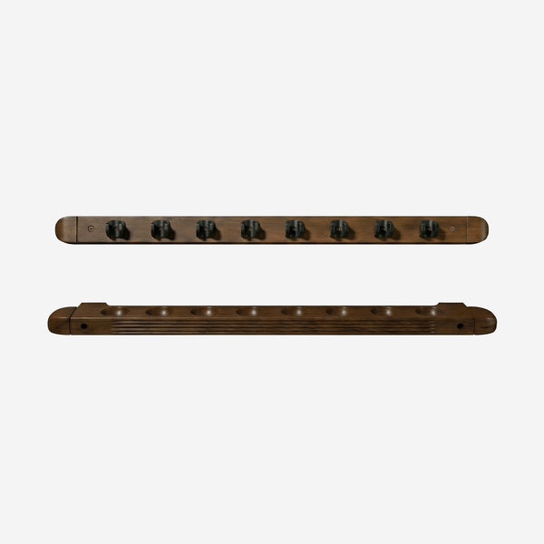 Premium Wall Mounted Cue Rack - 8 Cues