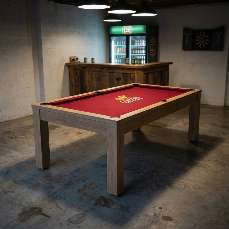 7ft pool table Carlton Draught branded Australia