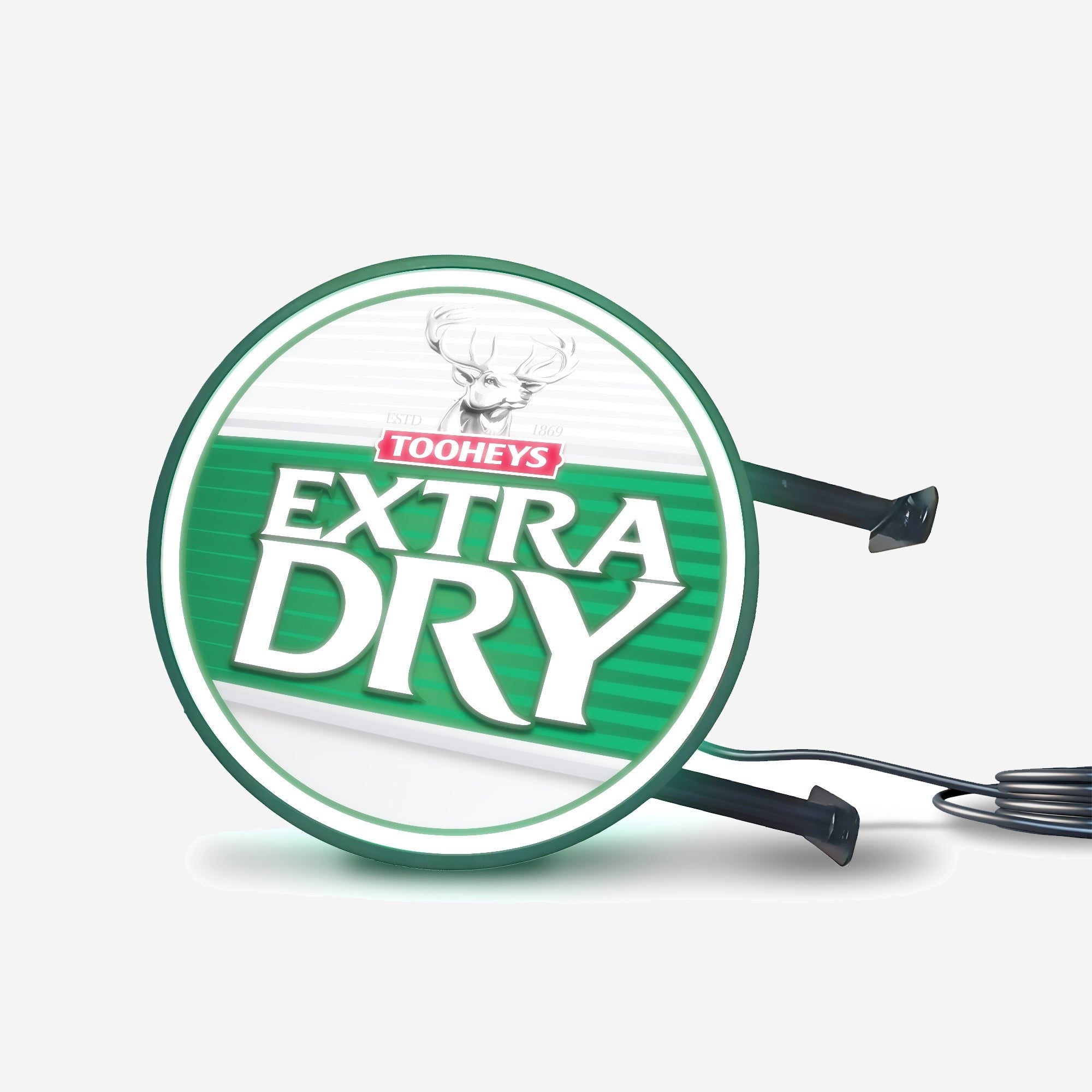TOOHEYS EXTRA DRY TED Bar Lighting Wall Sign Light LED