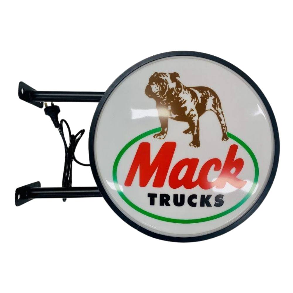 Mack Trucks Semitrailer Bar Lighting Wall Sign Light LED