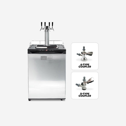 GEN 2.0 Kegerator Quadruple Tap