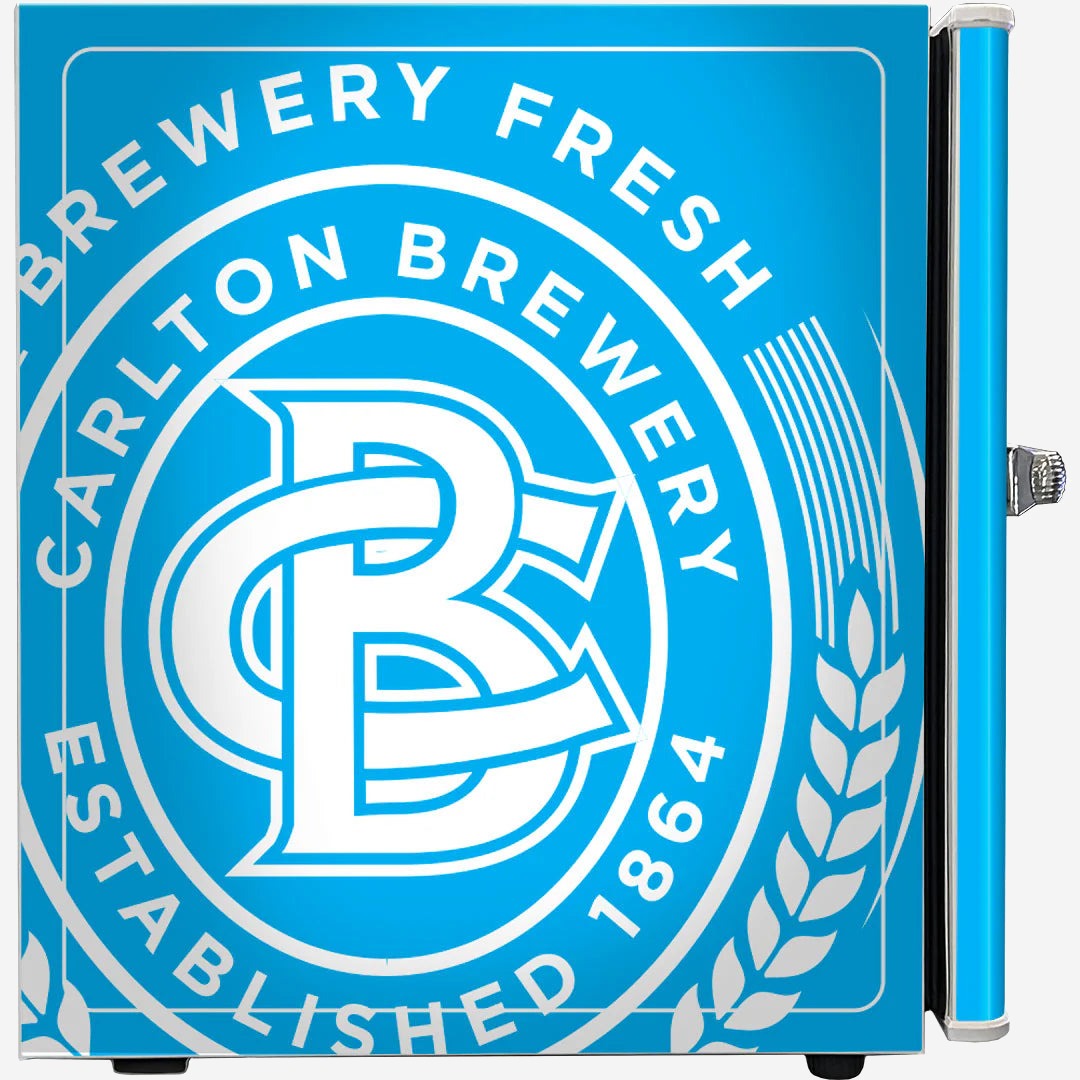 Carlton Draught 'Original' Logo Retro Mini Bar Fridge 1 Year Full Replacement