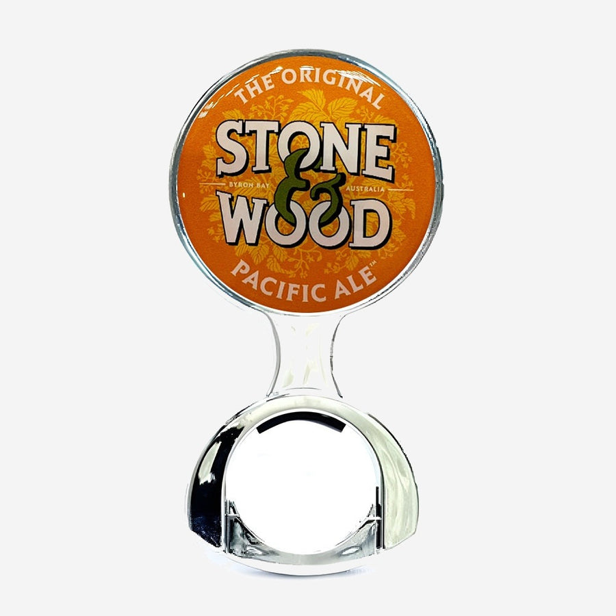 Stone & Wood - 73 mm Chrome Decal Holder
