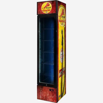 Gilmore - Fuel Pump Branded Skinny Upright Bar Fridge