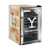 Yellowstone design branded bar fridge, Great gift idea! 2 Yrs Parts/ Labour