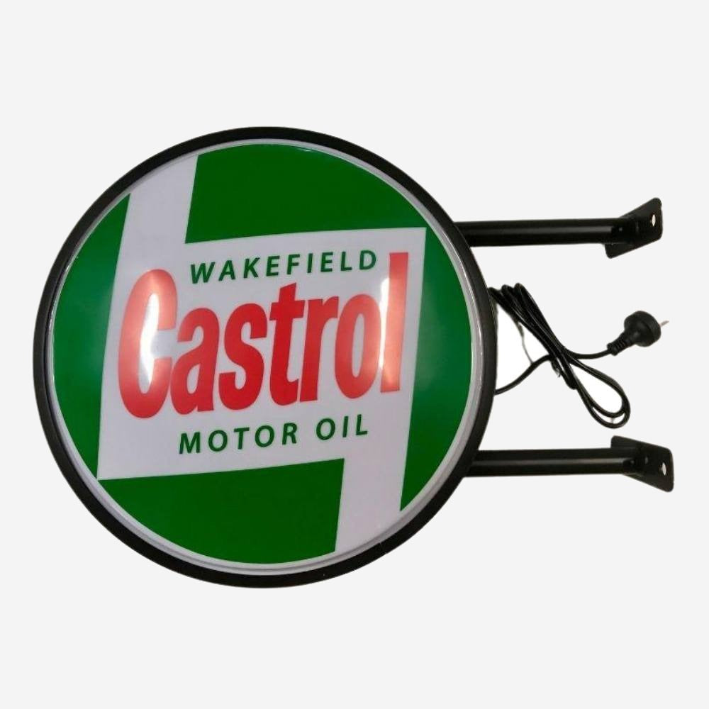 CASTROL MOTOR OIL Bar Lighting Wall Sign Light LED