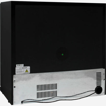 Schmick Stainless Bar Fridge 2 Door With Heated Glass and Triple Glazing Model SK190-SS