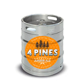 Beer Keg - 4 Pines Amber Ale 50lt Commercial Keg 5.1% D-Type Coupler [NSW]