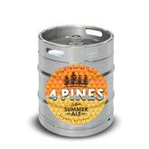 Beer Keg - 4 Pines Indian Summer Ale 50lt Commercial Keg 4.2% D-Type Coupler [NSW]