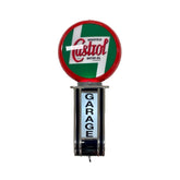 Massive Castrol Motor Oil LED GARAGE Wall Sign Led Bar Lighting Light RED