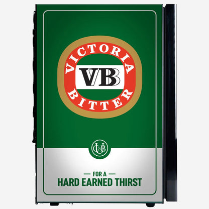 VB Original Branded Glass Door Bar Fridge With Cool Frosted Door Logo