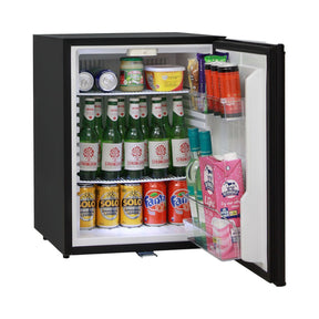 Silent 60 Litre Motel Quiet Mini Bar Fridge With Solid Door And Lock Change to Left Hinged (+$15.00) / Extend To 3 Yrs Replacement (+$69.00)