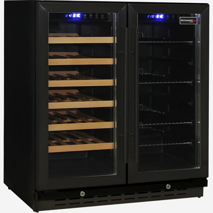 Under Bench Beer And Wine Dual Zone Bar Fridge Model JC165B