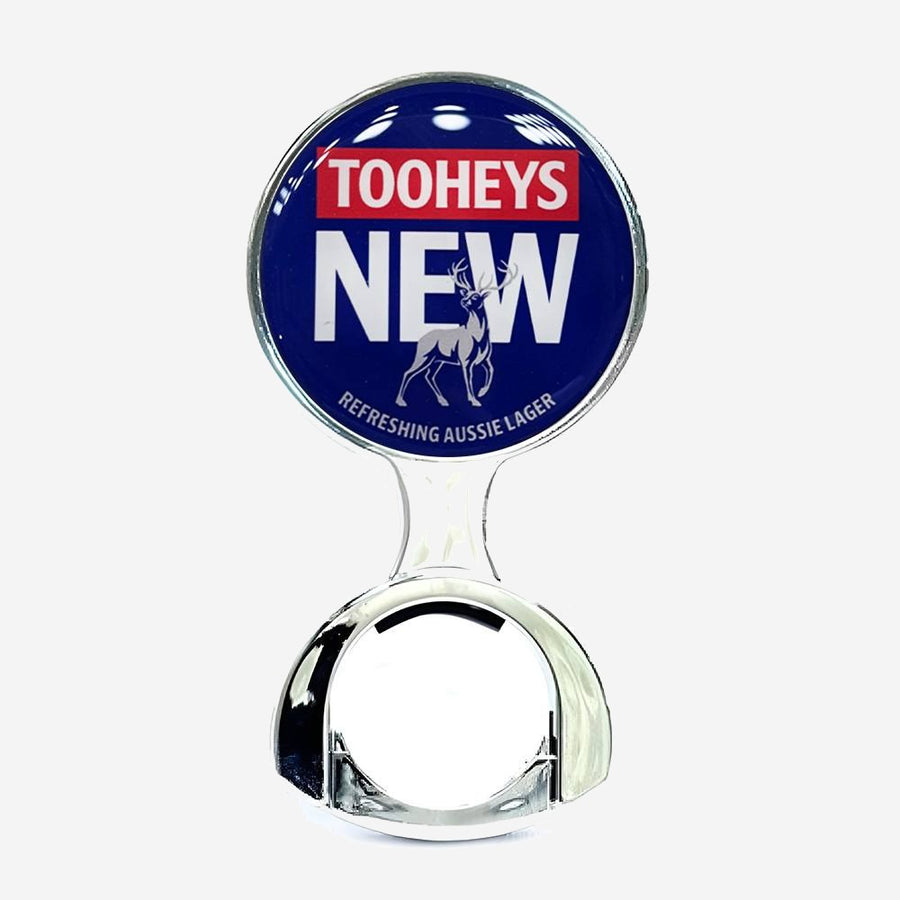 Tooheys New - 73 mm Chrome Decal Holder