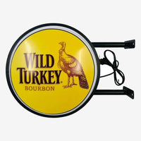 Wild Turkey Bourbon Bar Lighting Wall Sign Light LED