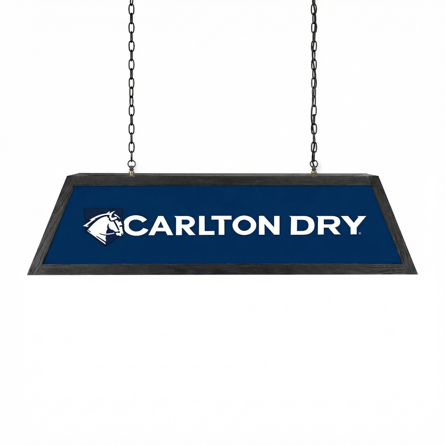 Carlton Dry Branded Pool Table Lamp (SHIPS IN 8 WEEKS)
