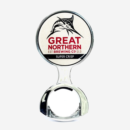 Great Northern SuperCrisp - 73 mm Chrome Decal Holder