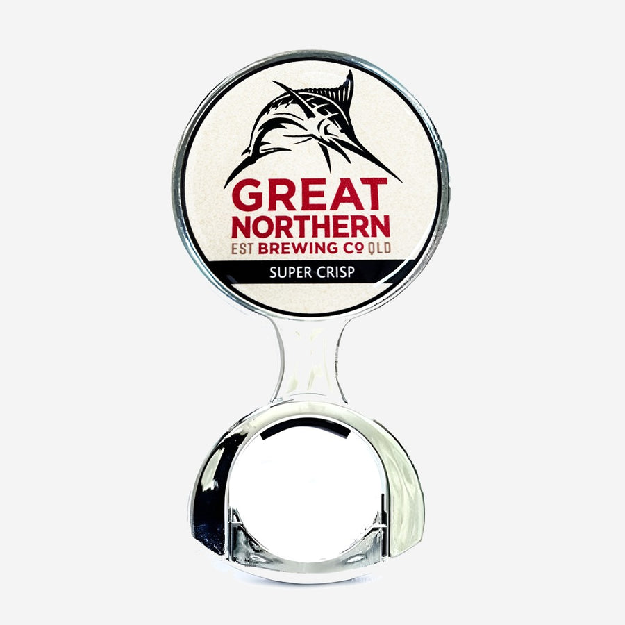 Great Northern SuperCrisp - 73 mm Chrome Decal Holder