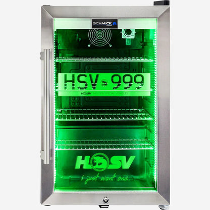 HSV GTSR branded bar fridge. Great gift idea! Add You Own Number Plate To Door! HUS-SC70-SS-GTSR