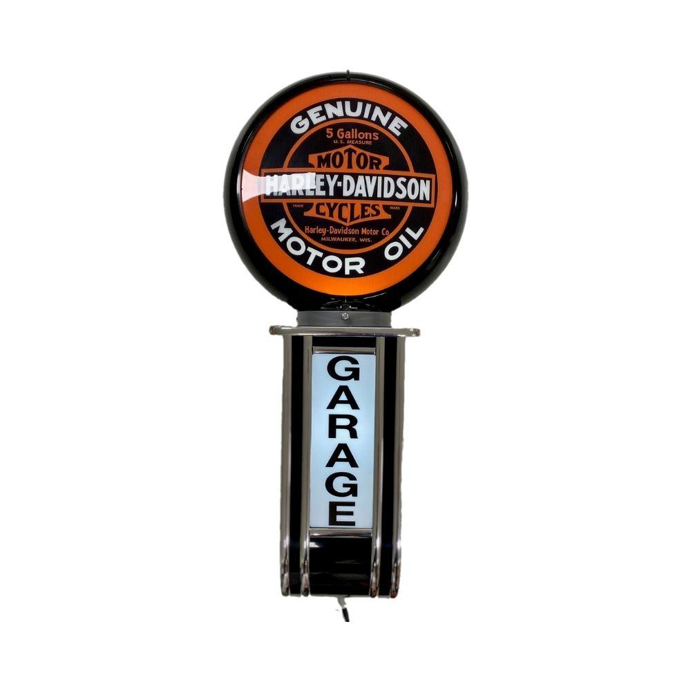 Massive Harley Davidson Motor Oil GARAGE Wall Sign Led Bar Lighting Light