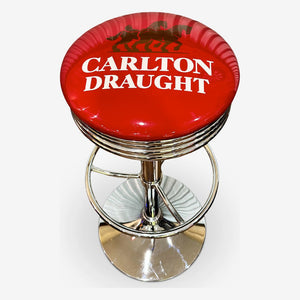 Carlton Draught Retro Bar Stool (SHIPS IN 2 WEEKS)