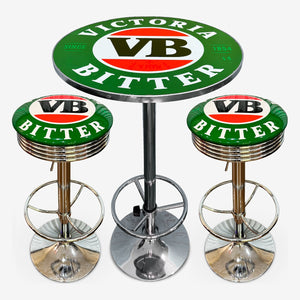 Victoria Bitter Retro Bar Stool and Table Set