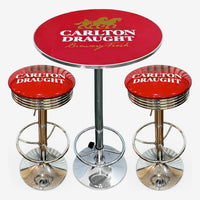 Carlton Draught Retro Bar Stool and Table Set