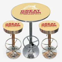 Great Northern Retro Bar Stool and Table Set