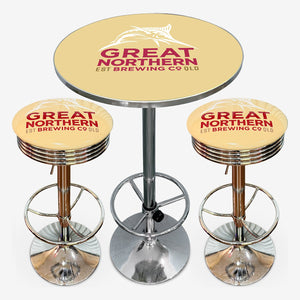 Great Northern Retro Bar Stool and Table Set
