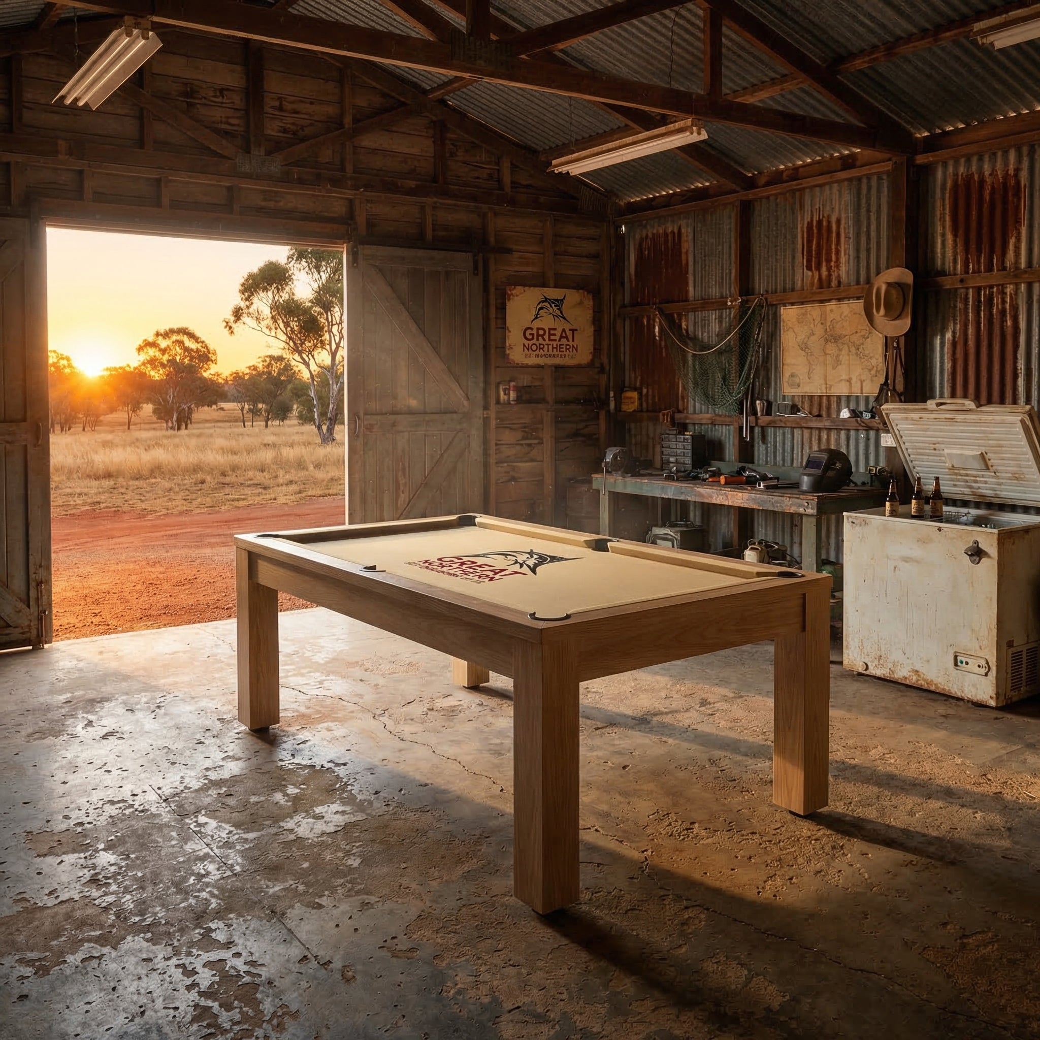 7ft pool table Great Northern branded Australia