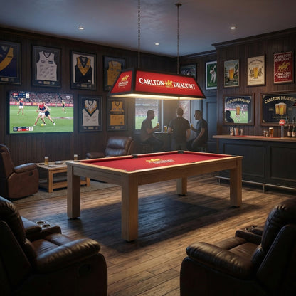 7ft pool table Carlton Draught branded Australia