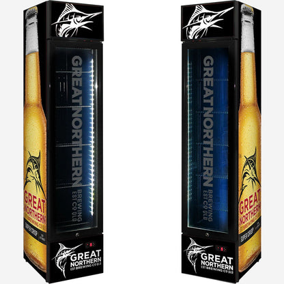 Great Northern Super Crisp Branded Skinny Upright Bar Fridge 11