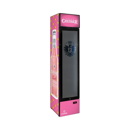 Vodka Cruiser Branded Skinny Upright Bar Fridge
