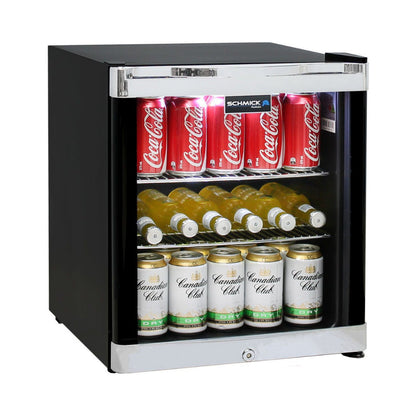 Schmick Tropical Glass Door Mini Bar Fridge 50Litre