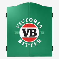 Victoria Bitter Branded Dartboard with Cabinet