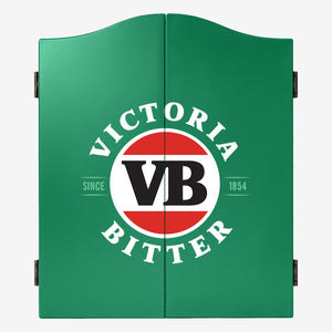 Victoria Bitter Branded Dartboard with Cabinet