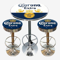 Corona Retro Bar Stool and Table Set