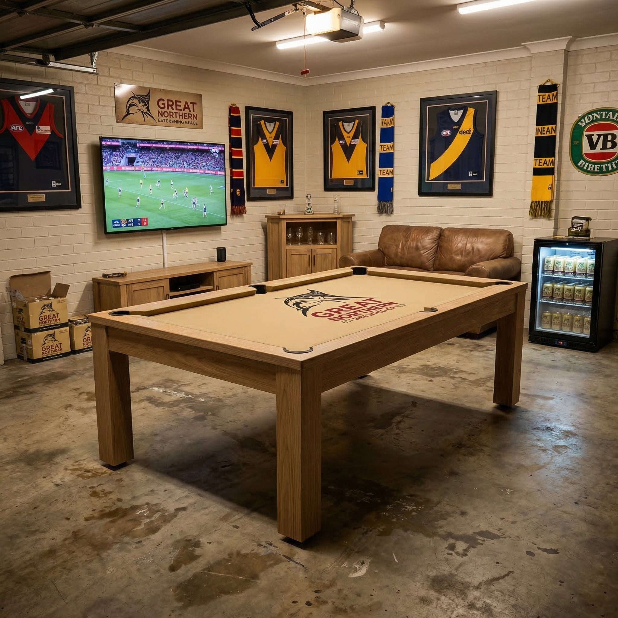 7ft pool table Great Northern branded Australia
