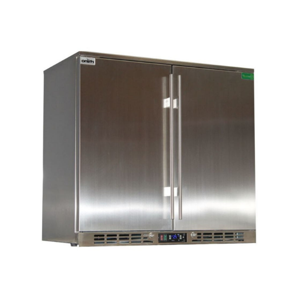 Rhino Stainless Steel 2 Door All Stainless Steel Bar Fridge