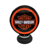 Harley Davidson Motorcycles Bar Lighting Garage Light Sign Illuminated Globe on Base