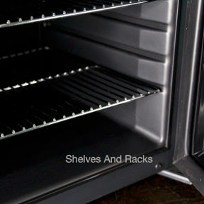 Black Under Bench Beer and Wine Fridge Combo 2-Year Warranty (free) / Glass Door With Stainless Steel Frame (ON BACKORDER FOR MID JUL)