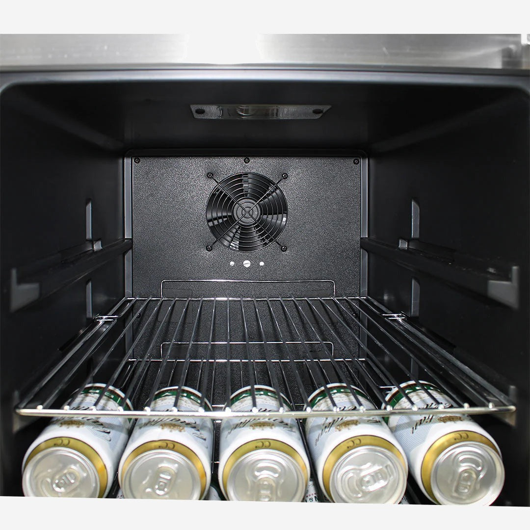 Schmick Twin Zone Alfresco Beer And Wine Bar Fridge Model JC190-GG 2 Yrs Parts/Labour