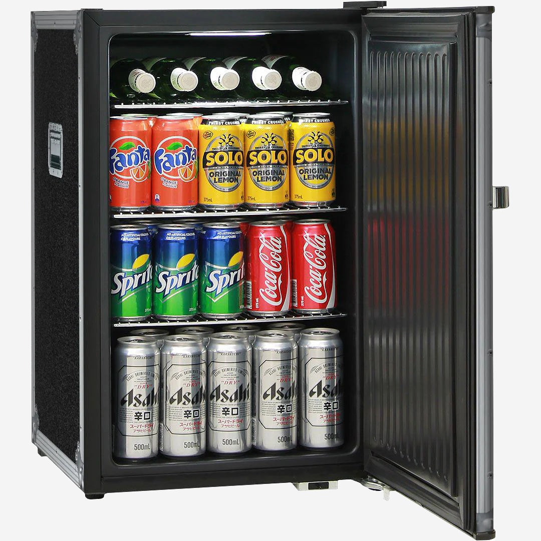 Music Roadie Case Retro Mini Bar Fridge 70 Litre Schmick Brand With Opener