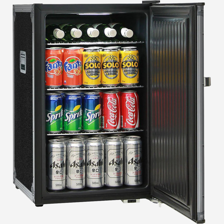 Music Roadie Case Retro Mini Bar Fridge 70 Litre Schmick Brand With Opener