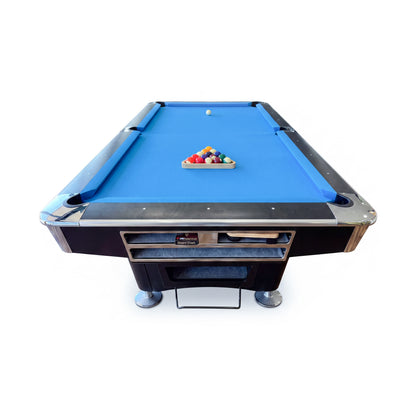 8ft American Style Pool Table Ball Return - Blue Felt