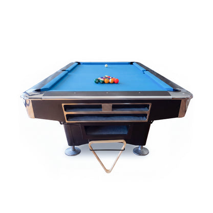 8ft American Style Pool Table Ball Return - Blue Felt